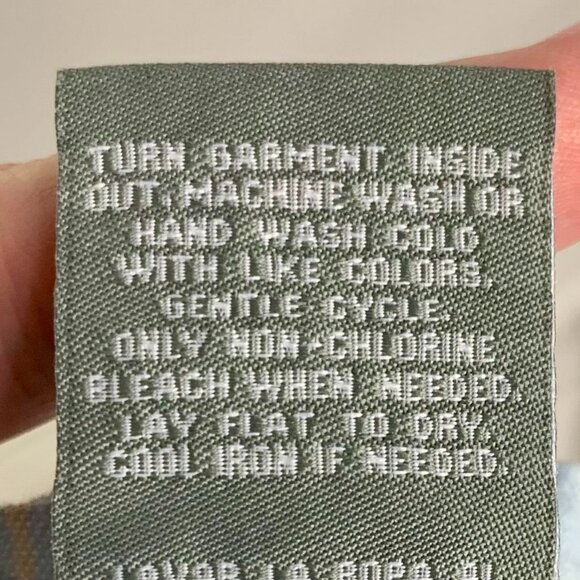 Sharagano Linen Blend Blue Casual Pull On Pants Size M Resort Cruise Lagenlook - Picture 8 of 8